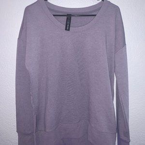Lilac Long-sleeve Athletic Top